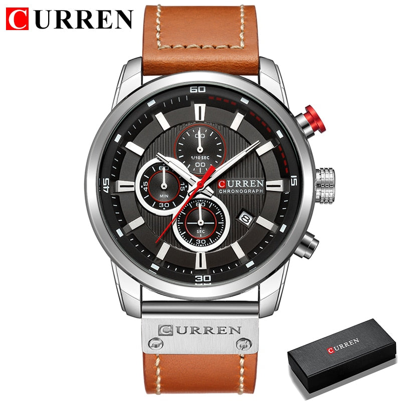 CURREN Quartz Luxury Watch Men