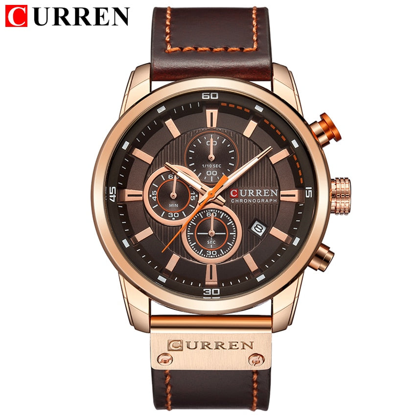 CURREN Quartz Luxury Watch Men