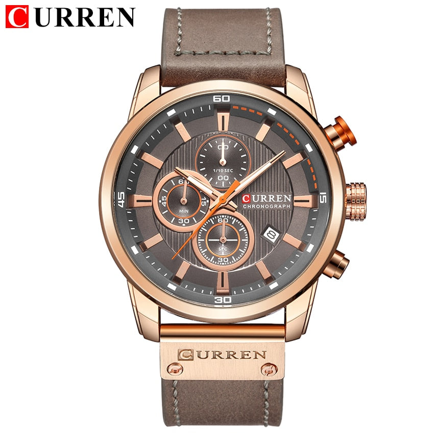 CURREN Quartz Luxury Watch Men