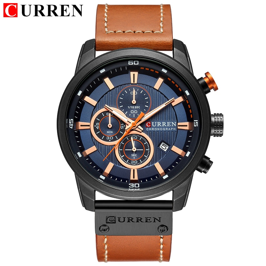 CURREN Quartz Luxury Watch Men