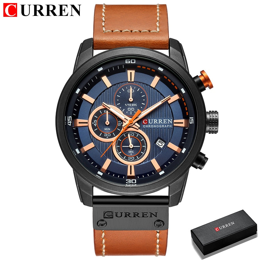 CURREN Quartz Luxury Watch Men