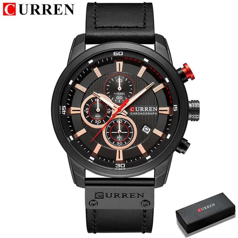 CURREN Quartz Luxury Watch Men