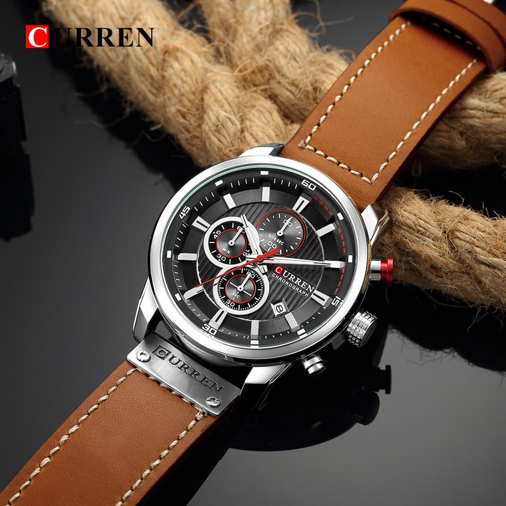 CURREN Quartz Luxury Watch Men