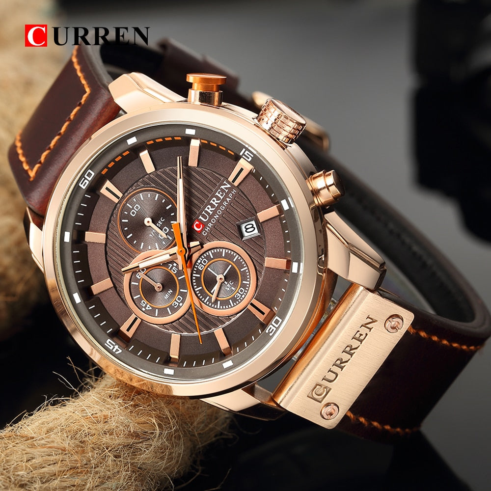 CURREN Quartz Luxury Watch Men