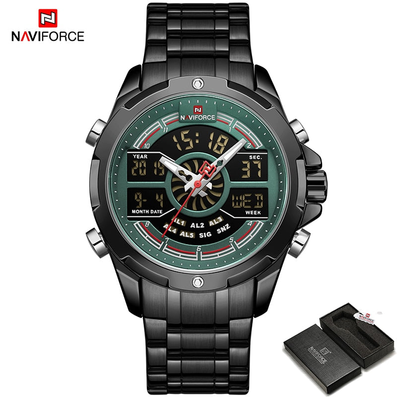 NAVIFORCE Digital Clock Watch Men