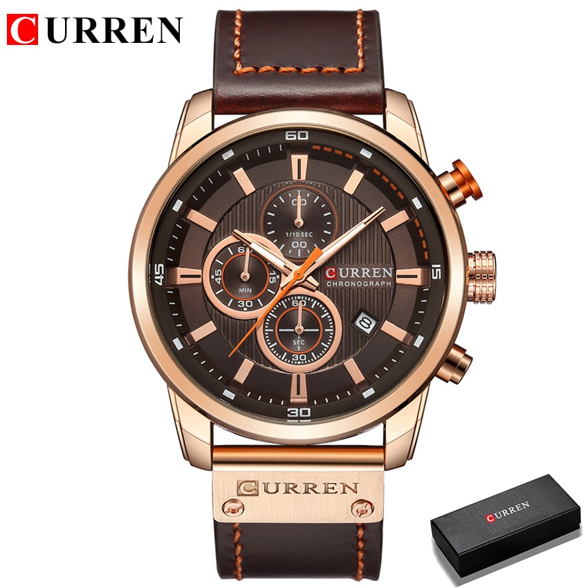 CURREN Quartz Luxury Watch Men