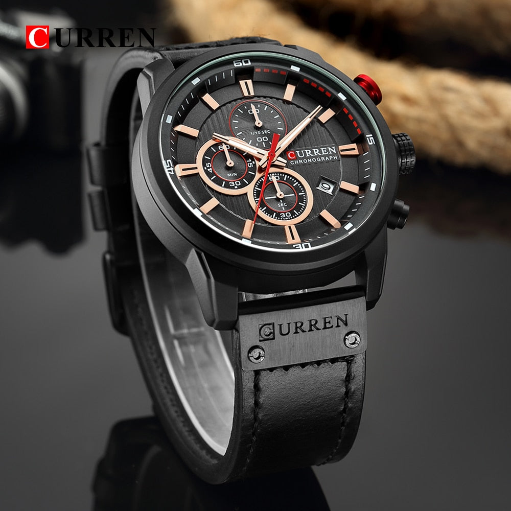 CURREN Quartz Luxury Watch Men